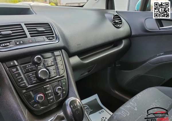Opel Meriva cena 21500 przebieg: 202452, rok produkcji 2010 z Jeziorany małe 742
